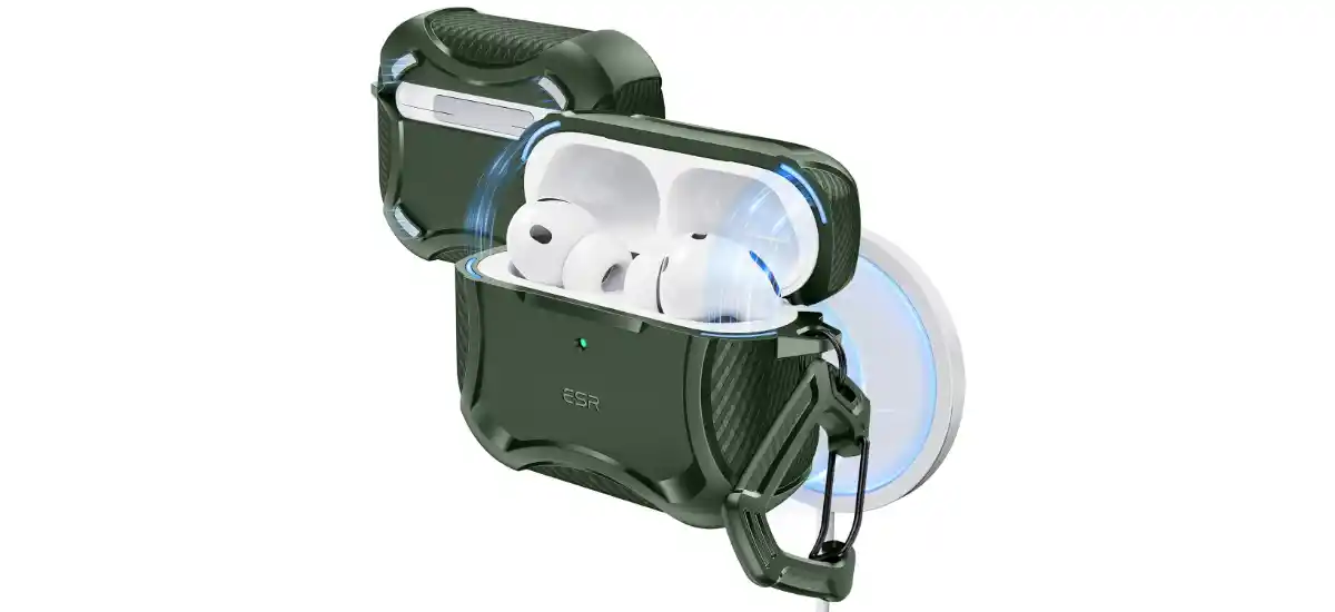 ESR Cyber Series Case for AirPods Pro 3 (2025) - Cyber Green