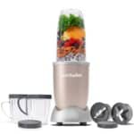 Nutribullet Pro 900W Champagne Gold Blender with 12-piece set for smoothies and food processing