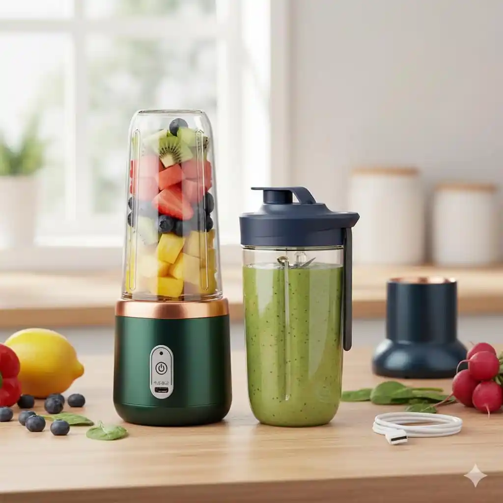 Best Portable Electric Blender Review: 6-Blade USB Juicer