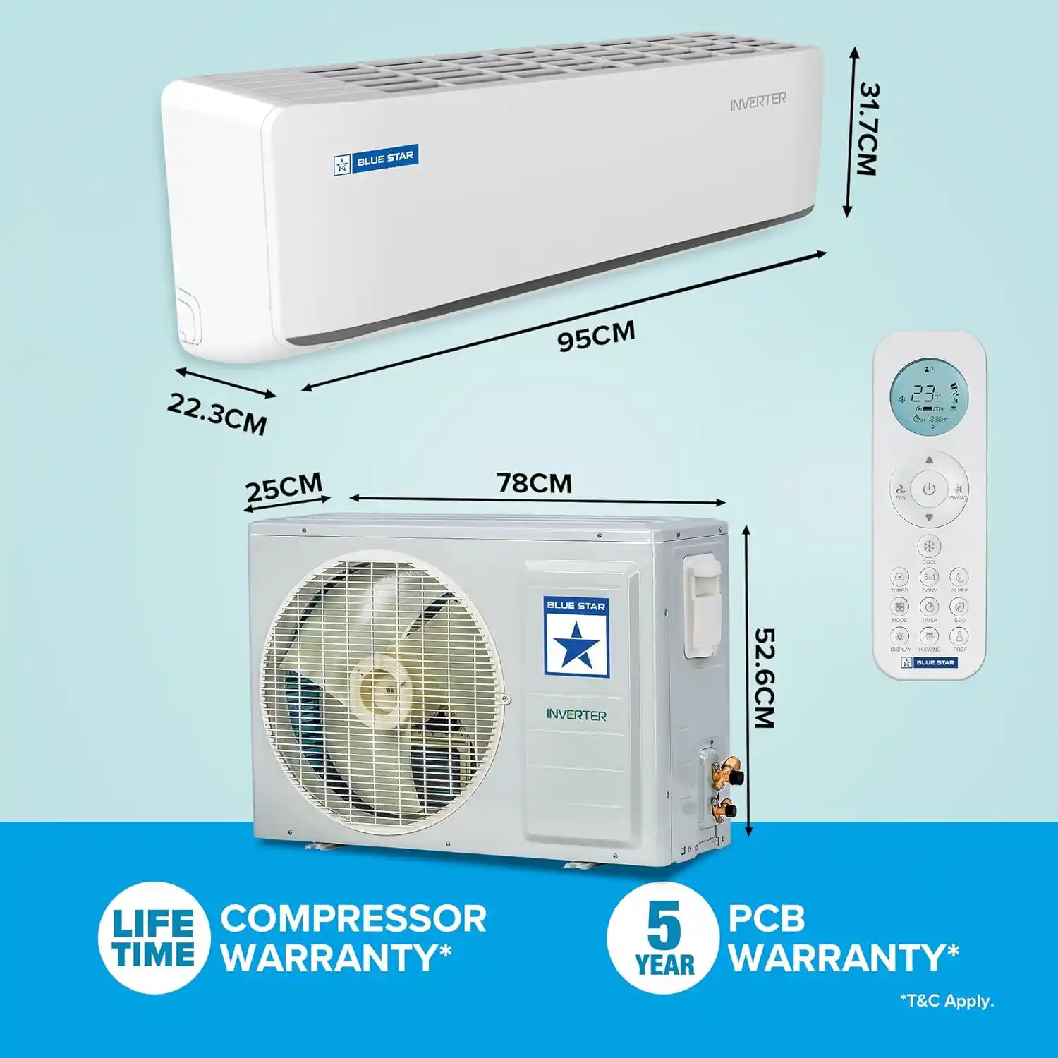 Why choose Blue Star 1.5 Ton 5 Star AC?