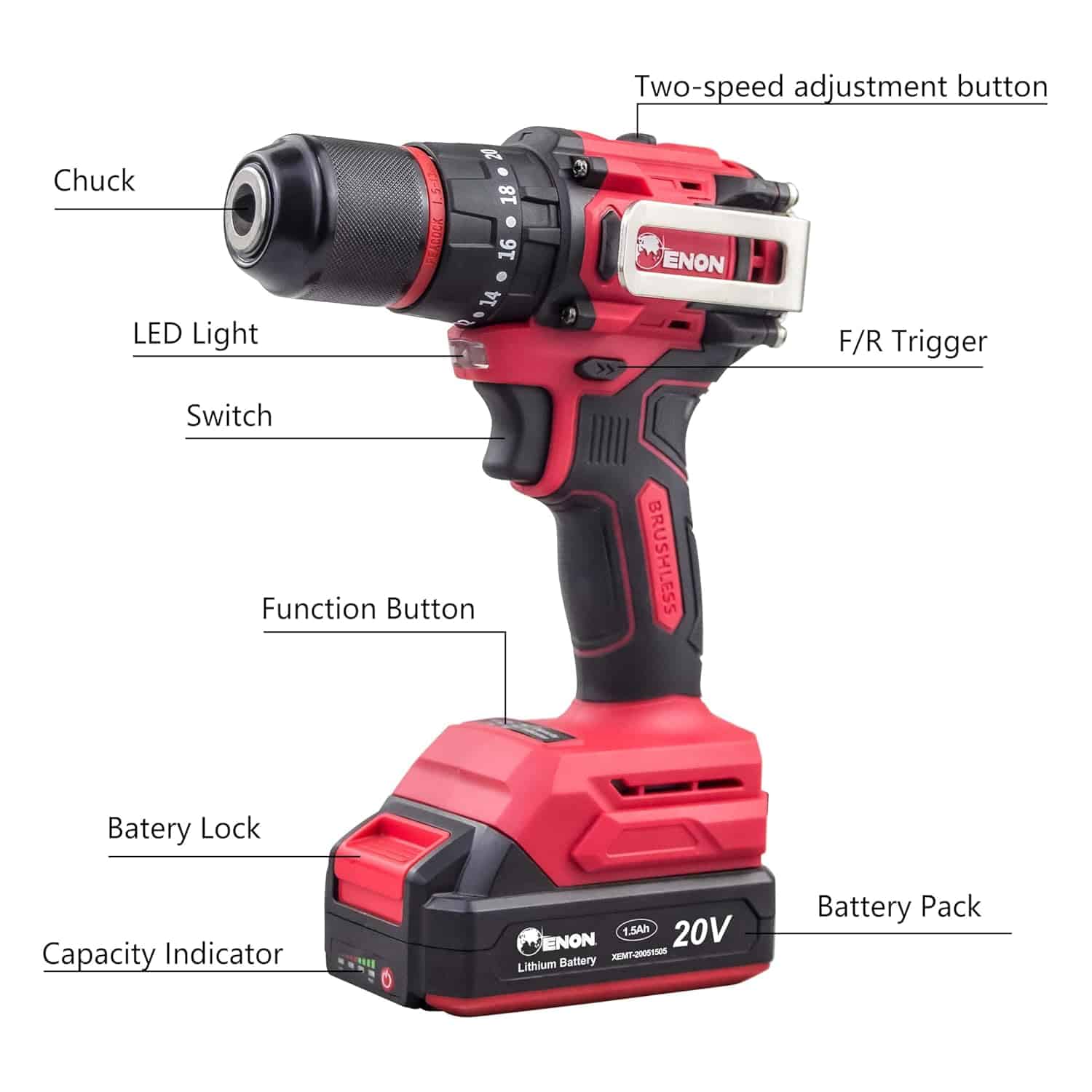 enon-20v-brushless-drill