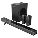 Zebronics Juke Bar 9510WS Pro 5.1 channel soundbar with wireless rear speakers and subwoofer