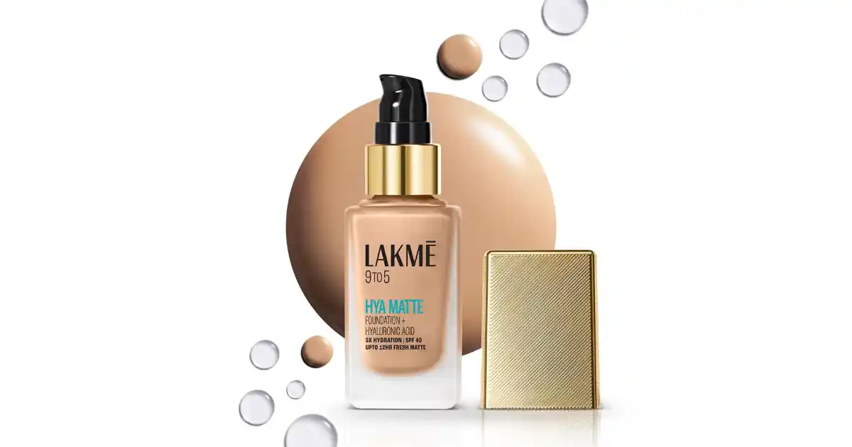 Lakmé 9to5 Hya Matte Foundation full view
