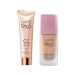 lakme 9 to 5 foundation combo primer matte cc cream