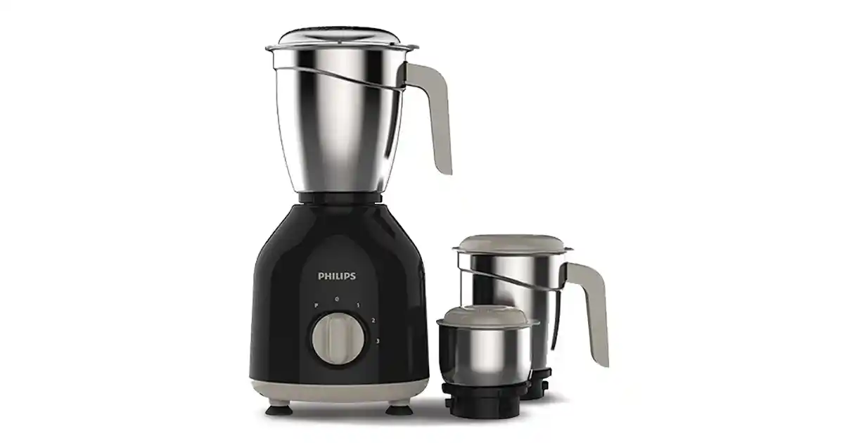 Philips HL7756 750W Mixer Grinder Black Design