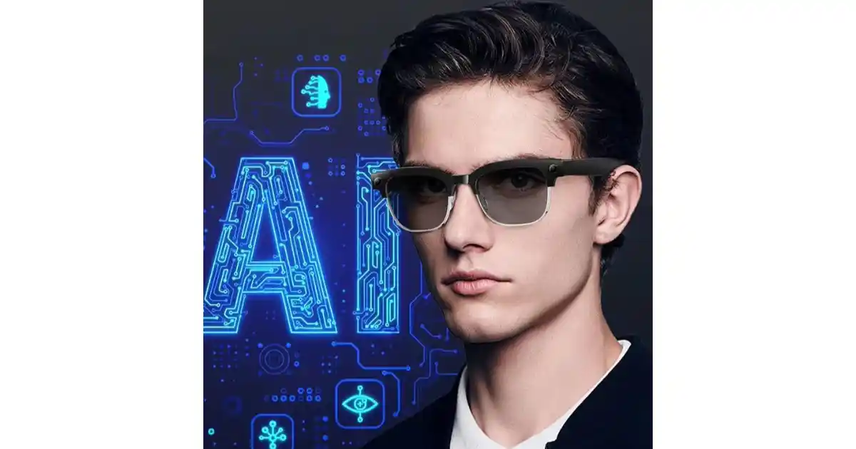 Aeoss Smart AI Glasses Side View