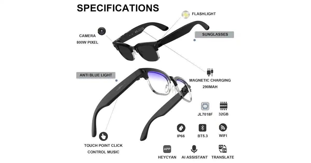 Aeoss Smart AI Glasses AI Feature