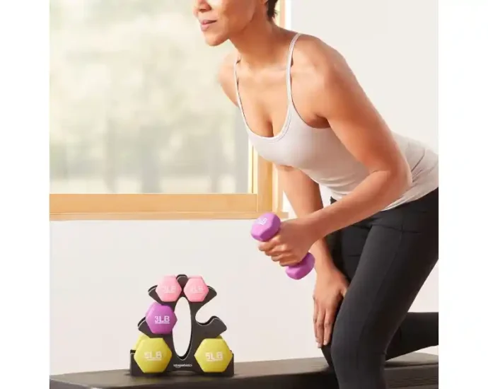 AmazonBasics 20-Pound Dumbbell Set Review Tamil