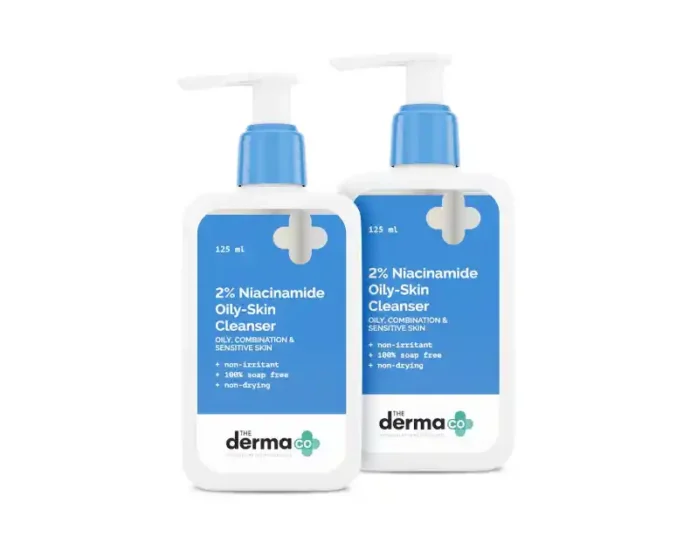 The Derma Co 2% Niacinamide Gentle Cleanser Bottle Image