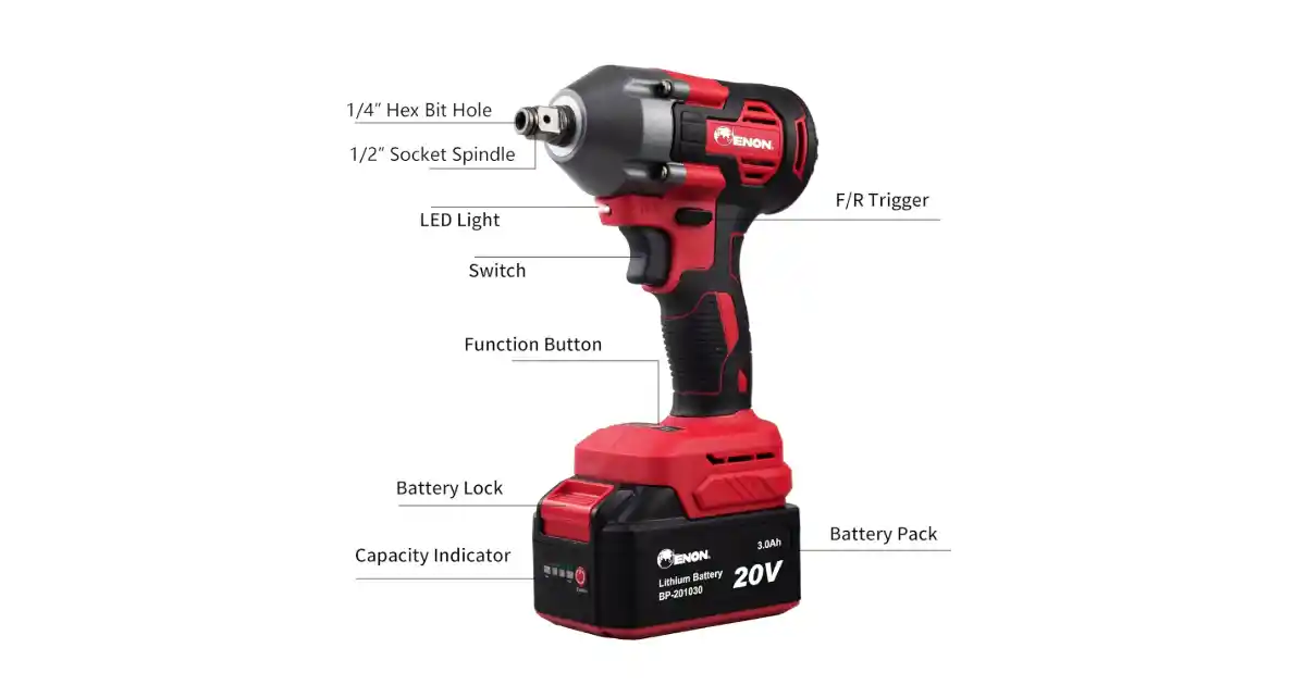 Impact Wrench for Woodworking and DIY